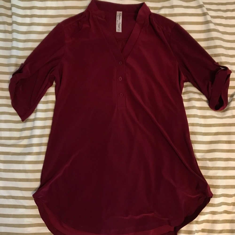Maroon blouse